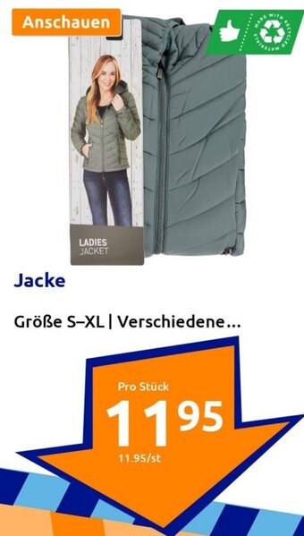 Action Jacke Größe S-XL Angebot