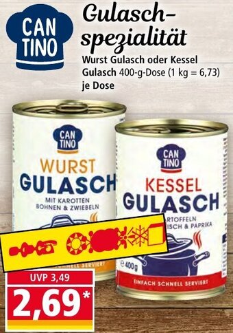 Norma CAN ΤΙΝΟ Gulaschspezialität 400 g Dose Angebot