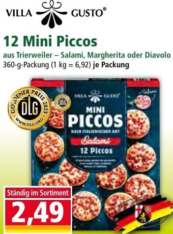 Norma VILLA GUSTO 12 Mini Piccos 360 g Packung Angebot