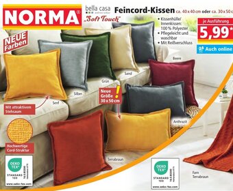 Norma bella casa Feincord-Kissen Angebot