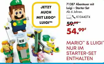 Galeria 71387 Abenteuer mit Luigi Starter Set Angebot