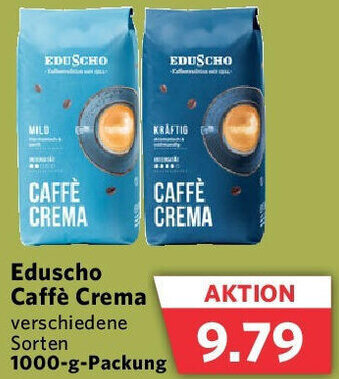 Combi Eduscho Caffè Crema 1000-g-Packung Angebot