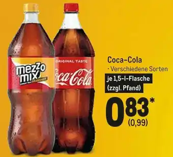 METRO Coca Cola 1,5L Angebot