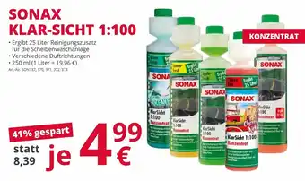 A.T.U. Sonax Klar Sicht 1:100 Angebot