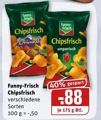 REWE Kaufpark Funny Frisch Chipsfrisch 175g Btl. Angebot