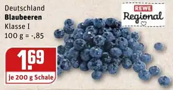 REWE Kaufpark Blaubeeren 200g Angebot