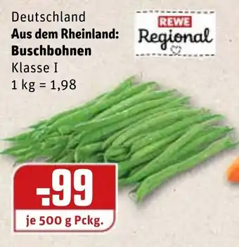 REWE Kaufpark Buschbohnen 500g Angebot