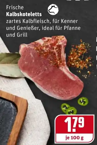 REWE Kaufpark Frische Kalbskoteletts 100g Angebot