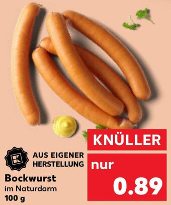 Kaufland Bockwurst 100 g Angebot