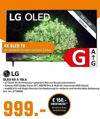 Saturn Lg Oled 55 A 19la Angebot