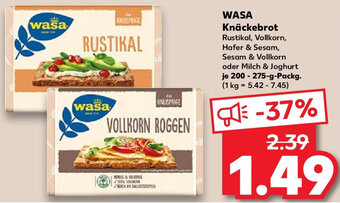 Kaufland WASA Knäckebrot 200-275-g Packg. Angebot