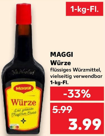 Kaufland MAGGI Würze 1-kg-FI. Angebot