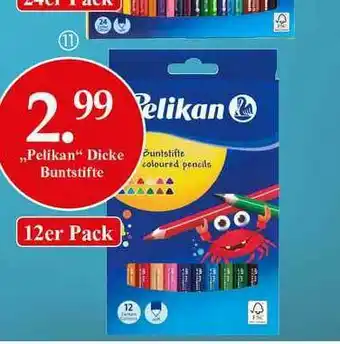 Woolworth Pelikan Dicke Bunstifte Angebot