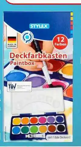 Woolworth Deckfarbkasten Paintbox Angebot