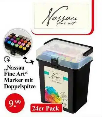 Woolworth Nassau Fine Art Marker Mit Doppelspitze Angebot