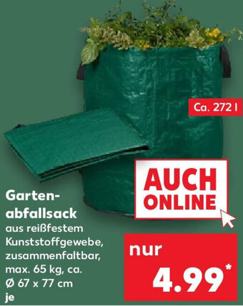 Kaufland Parkside Gartenabfallsack Angebot