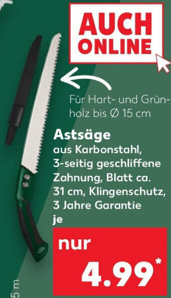 Kaufland Parkside Astsäge Angebot