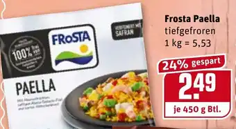 REWE Kaufpark Frosta Paella 450g Btl. Angebot