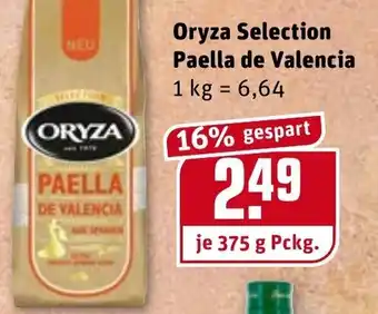 REWE Kaufpark Oryza Selection Paella de Valencia 375g Angebot