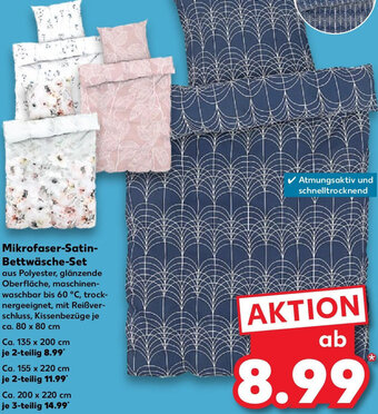 Kaufland Mikrofaser Satin Bettwäsche Set Angebot