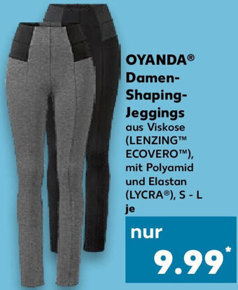 Kaufland OYANDA Damen Shaping Jeggings Angebot