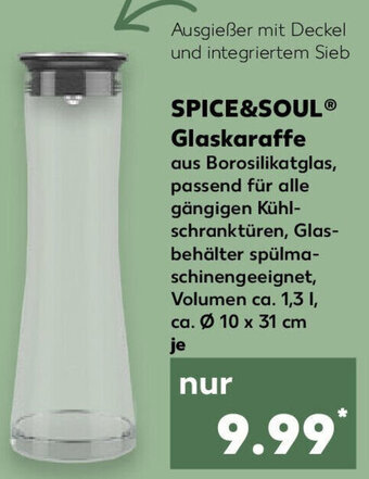 Kaufland SPICE&SOUL Glaskaraffe Angebot