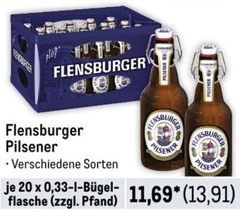 METRO Flensburger Pilsener 20x0,33 L Angebot
