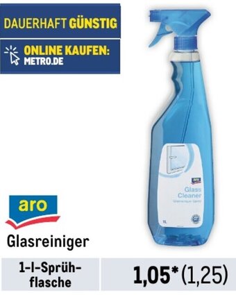 METRO aro Glasreiniger 1-L Sprühflasche Angebot