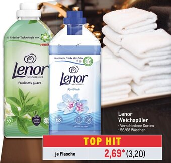 METRO Lenor Weichspüler 56/68 Wäschen Angebot