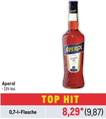 METRO Aperol 0,7-L-Flasche Angebot