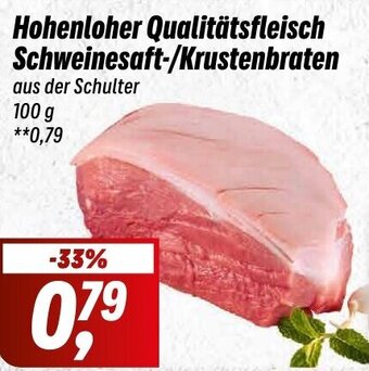 Simmel Hohenloher Qualitätsfleisch Schweinesaft/Krustenbraten 100 g Angebot