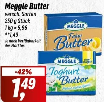 Simmel Meggle Butter 250 g Stück Angebot