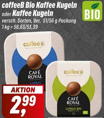 Simmel coffeeB Bio Kaffee Kugeln oder Kaffee Kugeln 51/56 g Packung Angebot