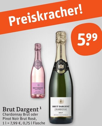 tegut Brut Dargent 0,75 L Flasche Angebot