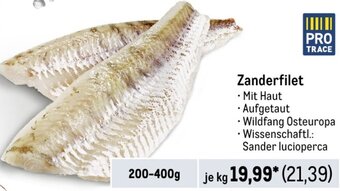 METRO Zanderfilet 200-400 g Angebot