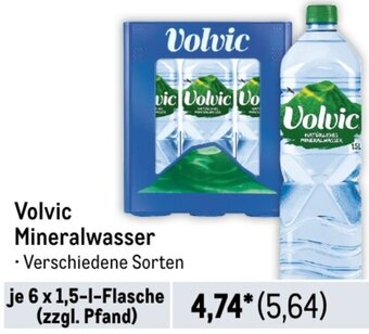 METRO Volvic Mineralwasser 6x1,5 L Flasche Angebot