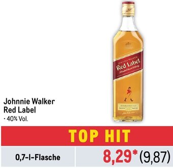 METRO Johnnie Walker Red Label 0,7-L-Flasche Angebot