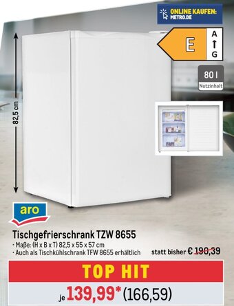 METRO aro Tischgefrierschrank TZW 8655 Angebot