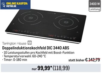 METRO Tarrington House Doppelinduktionskochfeld DIC 3440 ABS Angebot