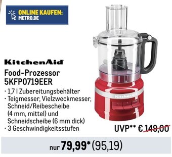 METRO KitchenAid Food-Prozessor 5KFP0719EER Angebot