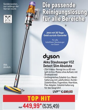 METRO dyson Akku Staubsauger V12 Detect Slim Absolute Angebot
