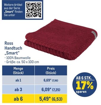 METRO Ross Handtuch Smart Angebot