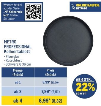 METRO METRO PROFESSIONAL Kellnertablett Angebot