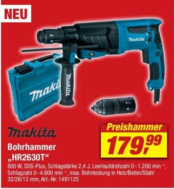 toom Baumarkt makita Bohrhammer HR2630T Angebot