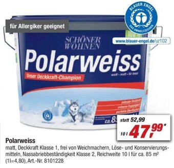 toom Baumarkt Polarweiss 10 l Angebot