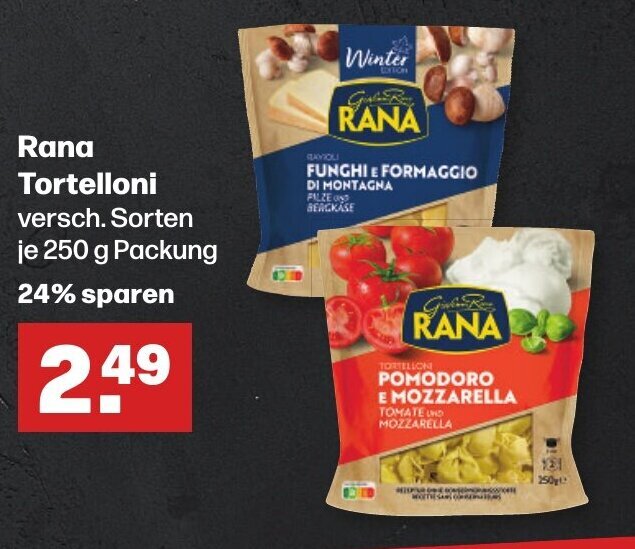 Rana Tortelloni 250 G Packung Angebot Bei Handelshof