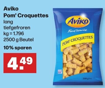 Handelshof Aviko Pom' Croquettes 2500 g Beutel Angebot