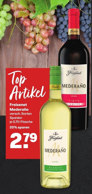 Handelshof Freixenet Mederaño 0,75 l Flasche Angebot