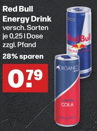 Handelshof Red Bull Energy Drink 0,25 l Dose Angebot