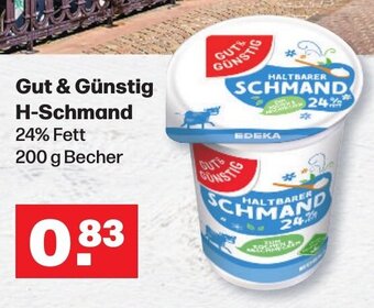 Handelshof Gut & Günstig H-Schmand 200 g Becher Angebot
